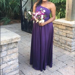 Purple Vera Wang Formal Dress